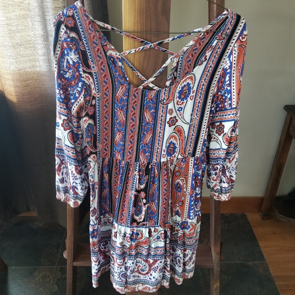 Boutique Paisley Dress